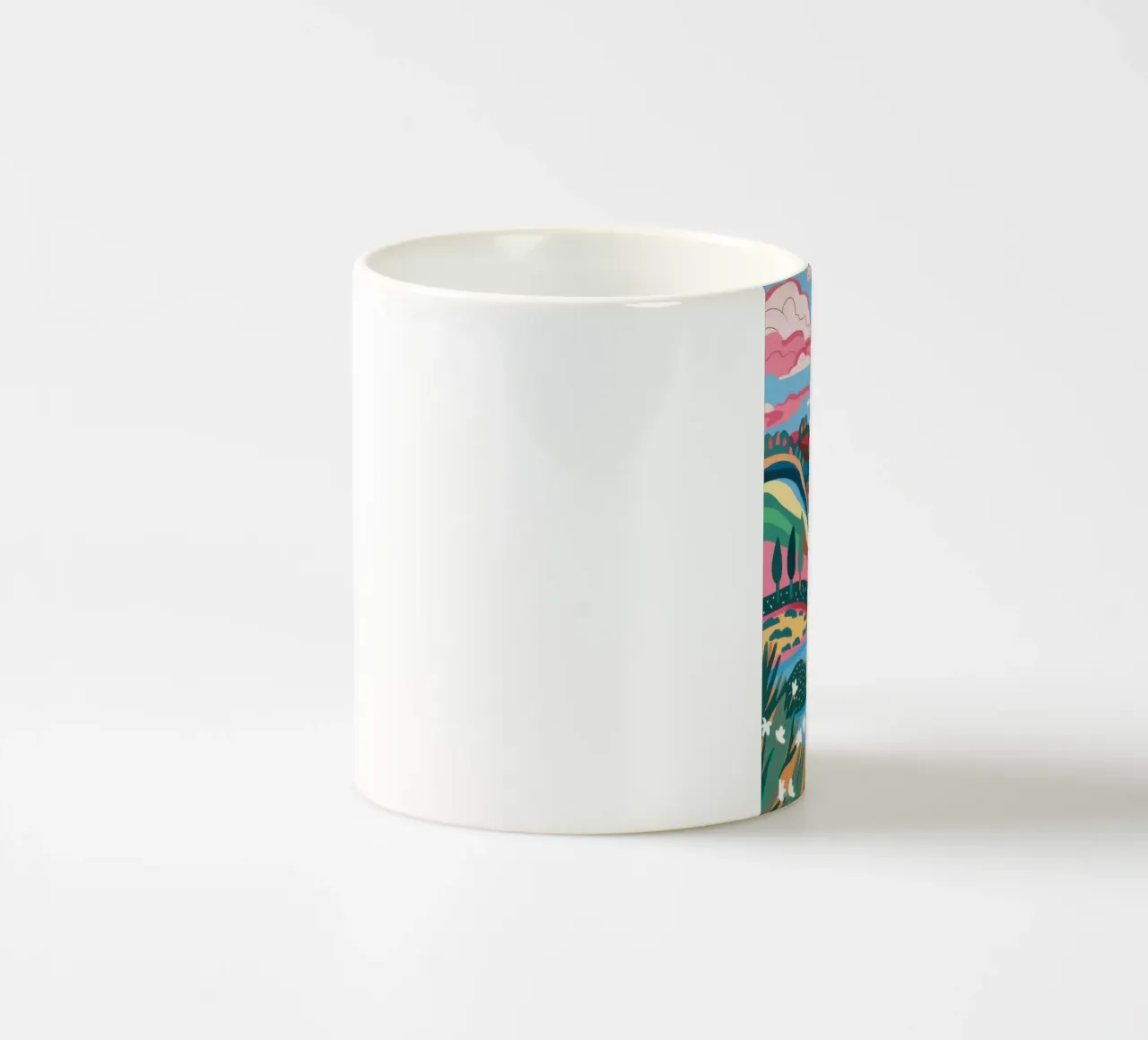 Cascate nascoste dall'arcobaleno tazza in ceramica da Dream Gesso