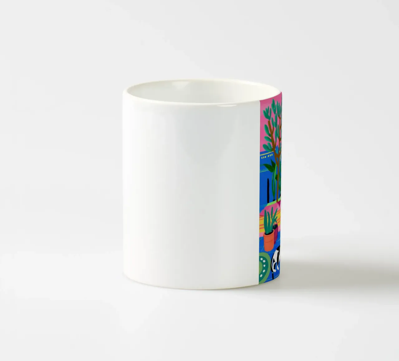 Terrazza Gatto al tramonto tazza in ceramica da Reds Jays
