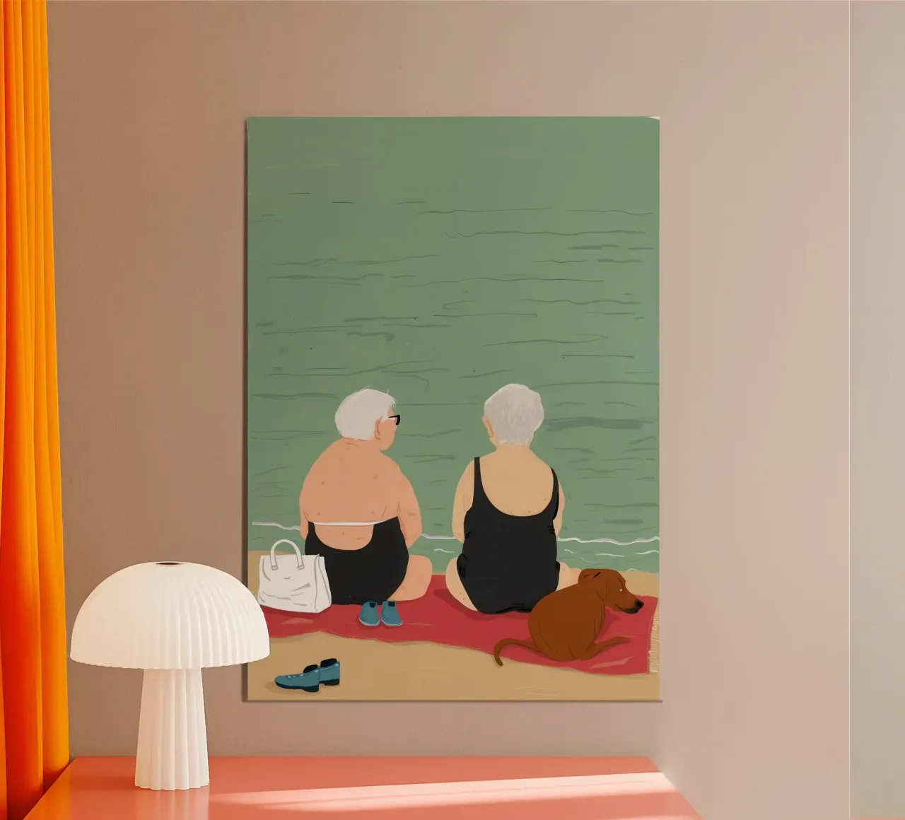 Cronaca dell'amicizia di mare poster da Giant Foxs