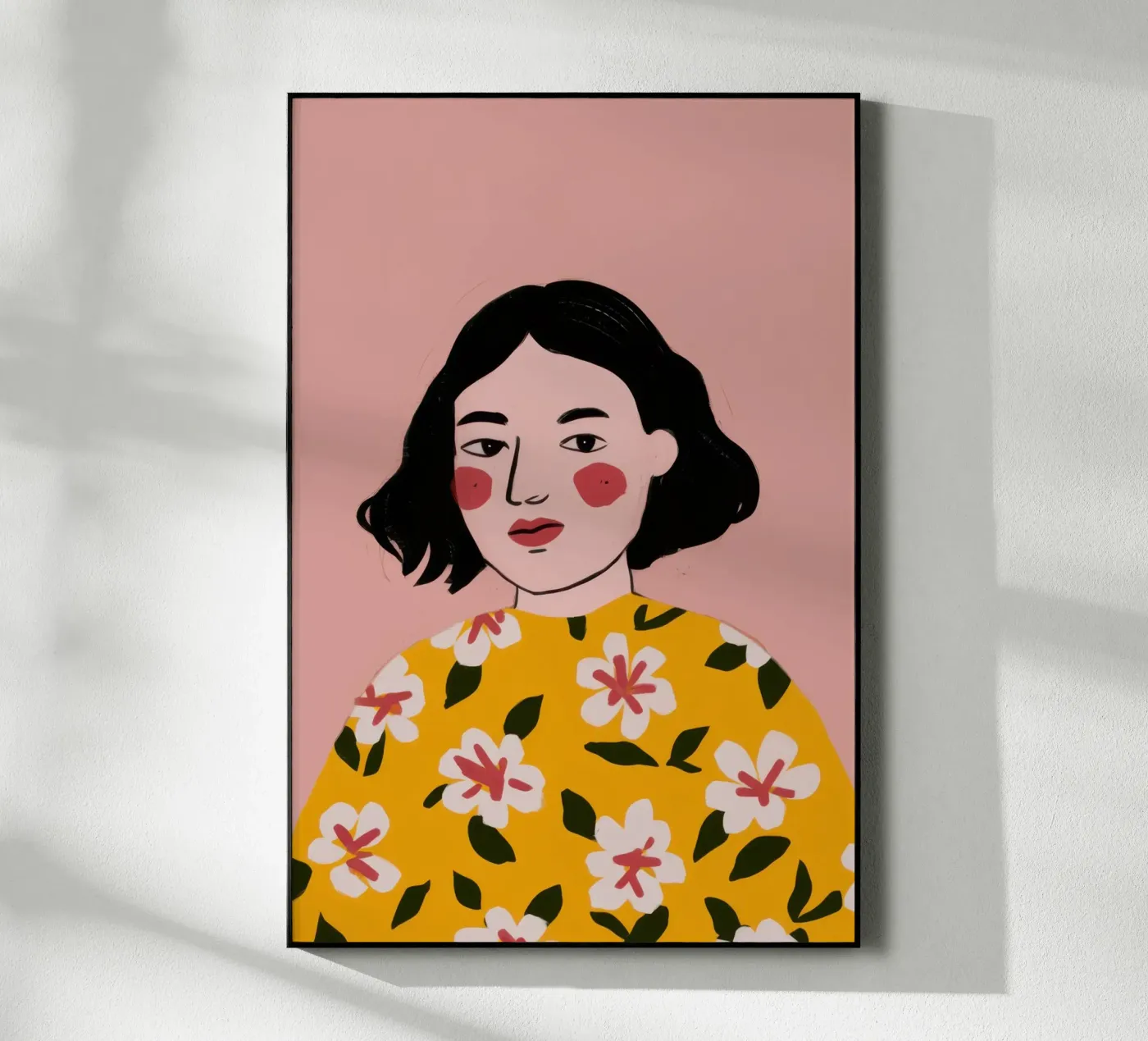 Sunny Floral Visage acrylic glass by Monuments Fire