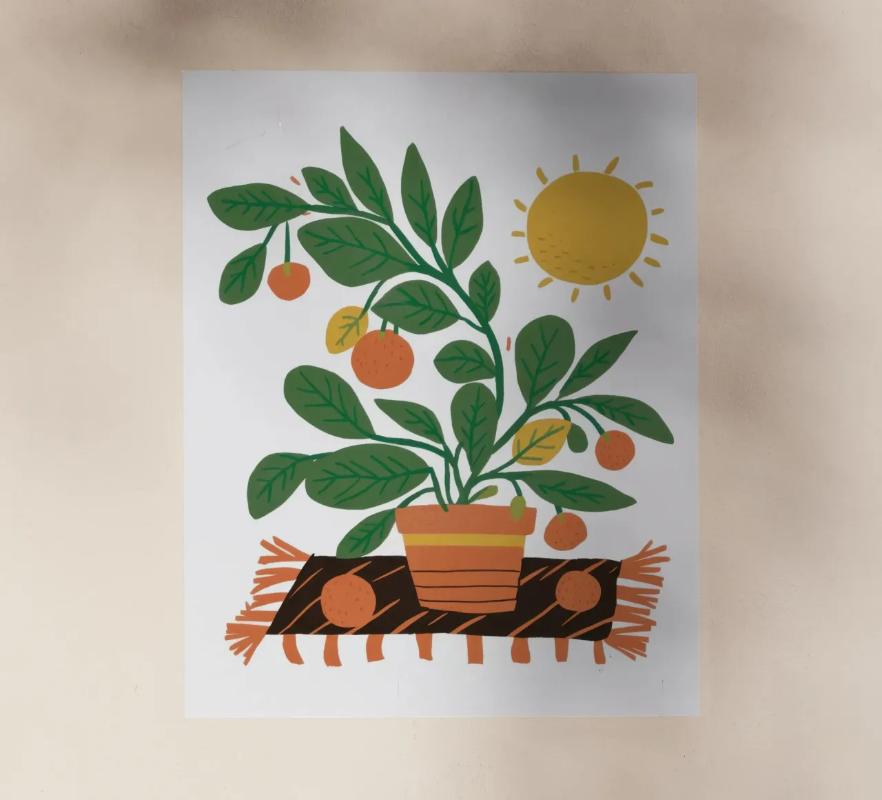 Il mio piccolo albero di arance pellicola backlit da Ink Pulse