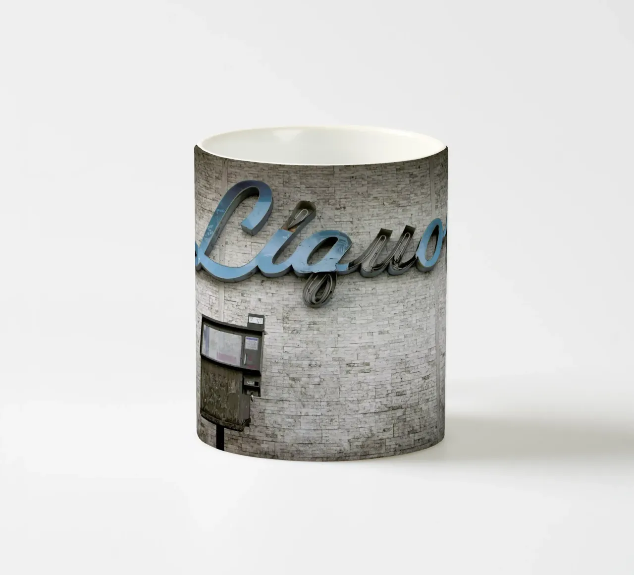 Liquor Sign tazza in ceramica da Marc Gruninger