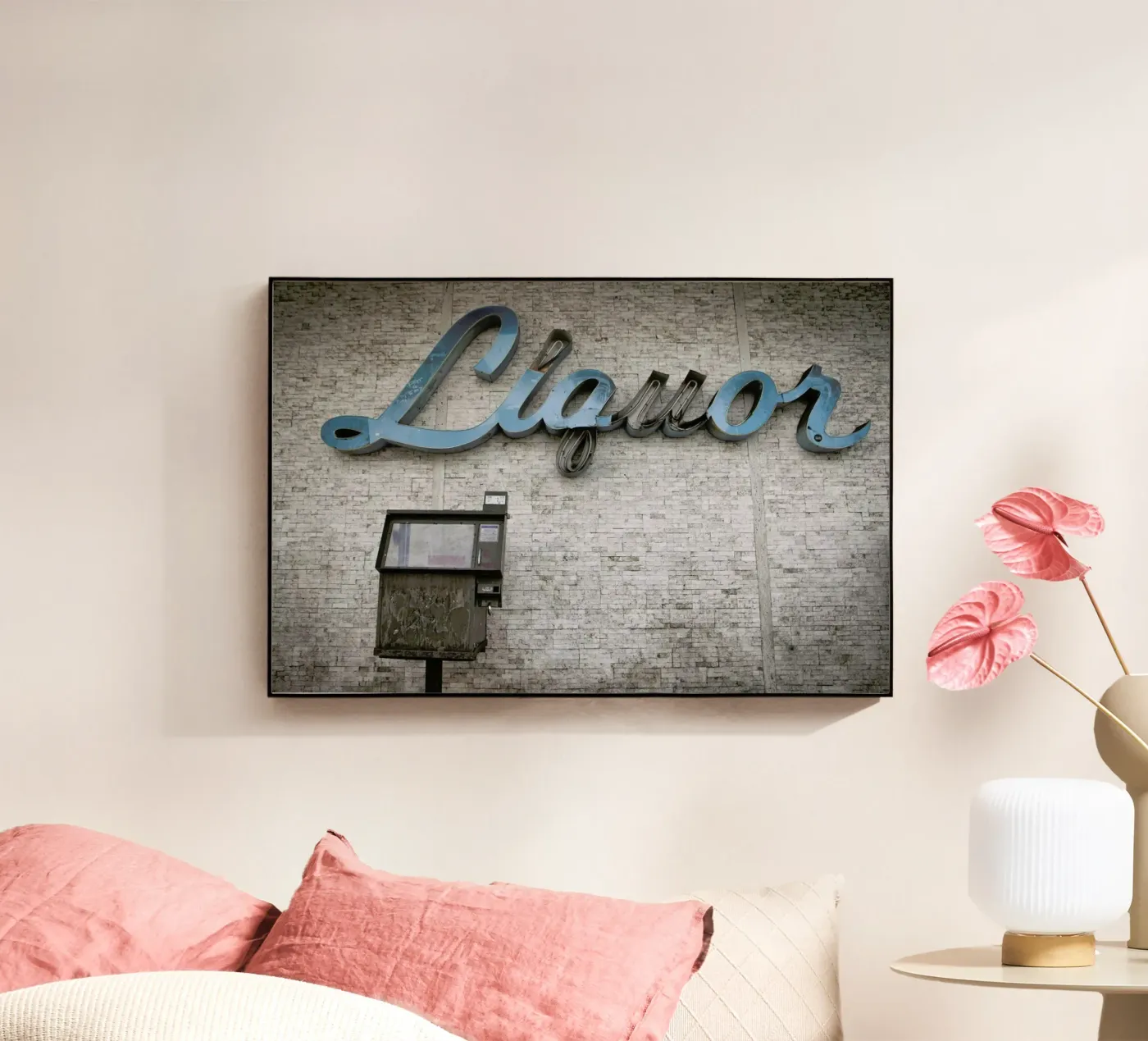 Liquor Sign plexiglass da Marc Gruninger