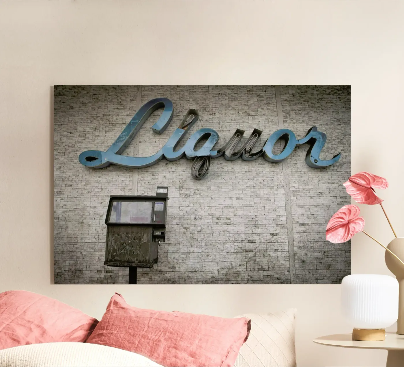 Liquor Sign plexiglass da Marc Gruninger