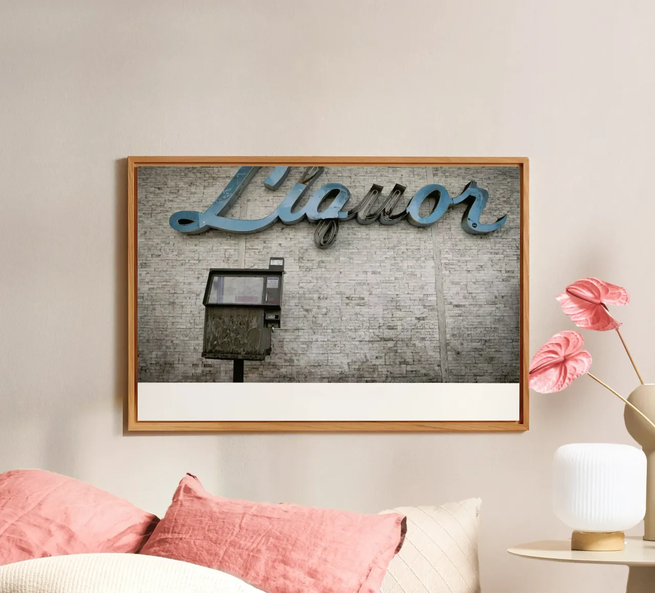 Liquor Sign alluminio dibond da Marc Gruninger