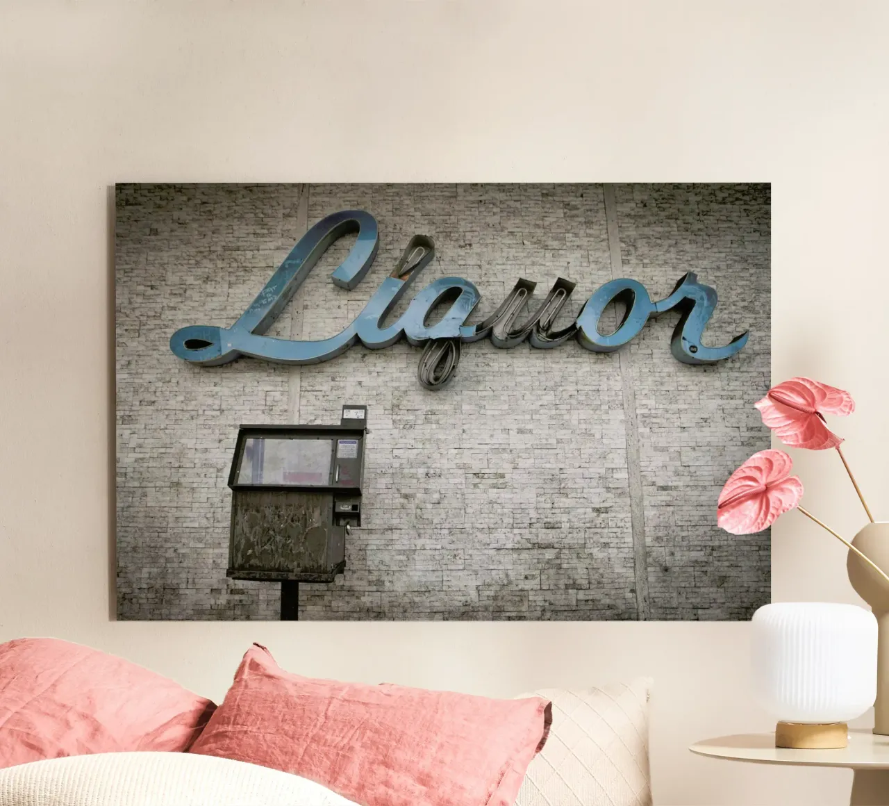 Liquor Sign alluminio dibond da Marc Gruninger