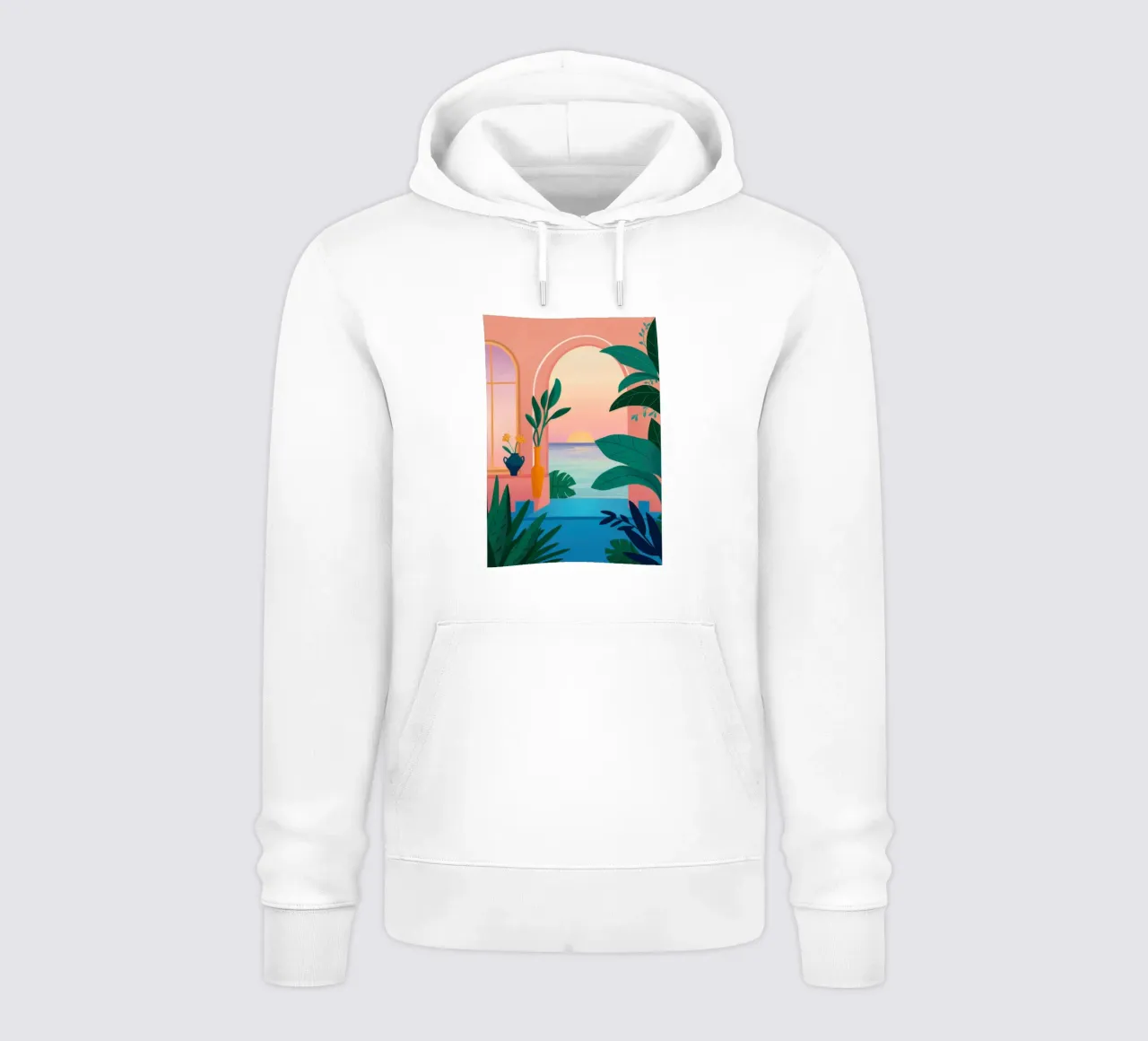 Archway to Sunset Palm sudadera con capucha de Dream Gesso