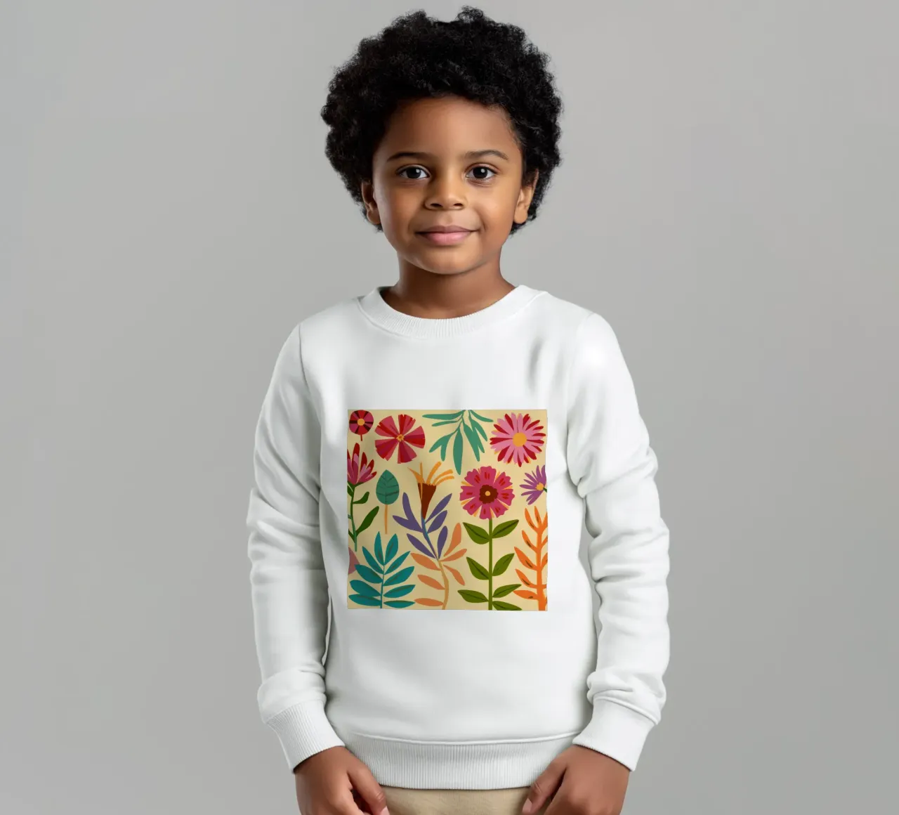 Intreccio di fiori selvatici felpa bambino da Reds Jays