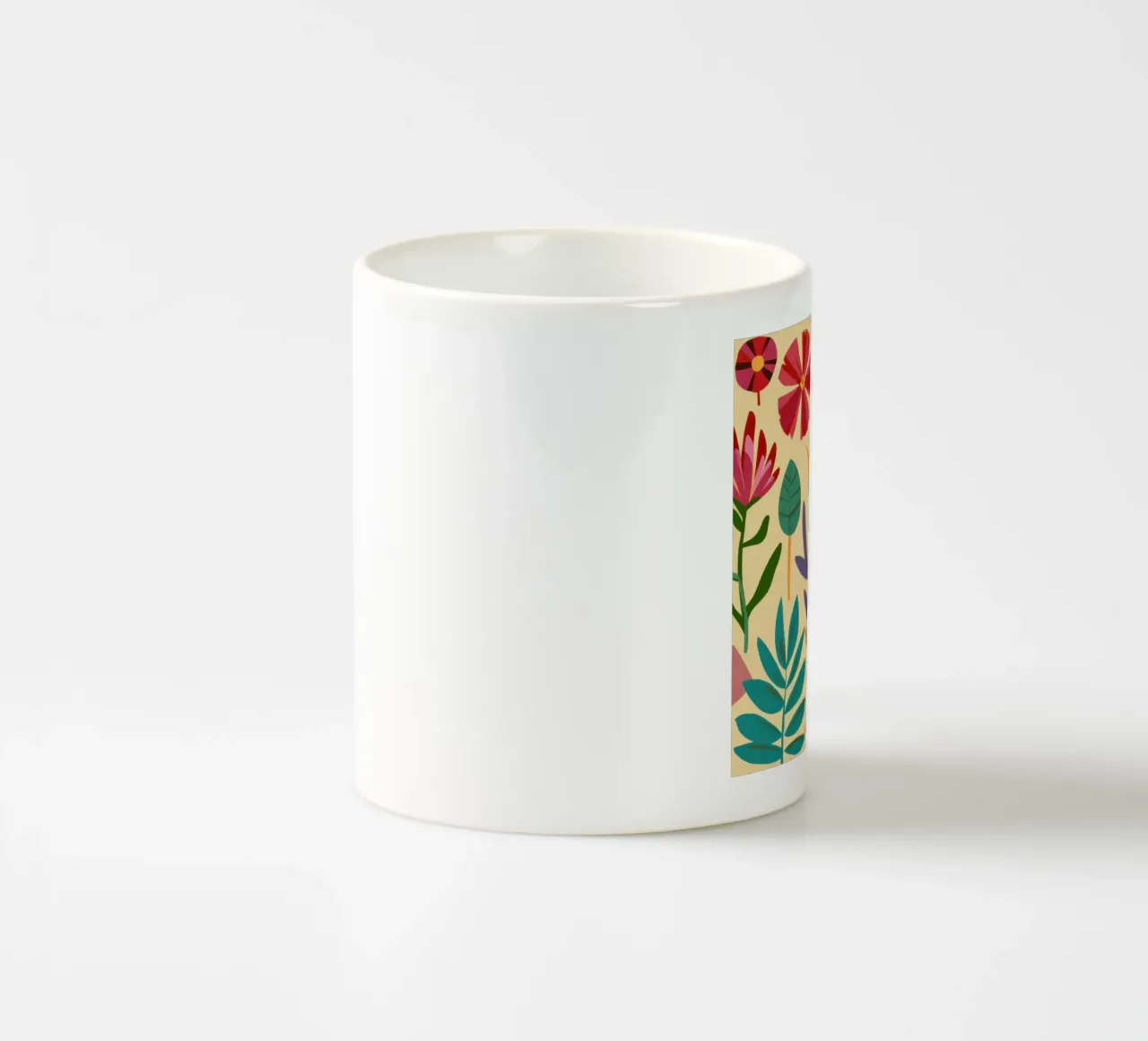 Intreccio di fiori selvatici tazza in ceramica da Reds Jays