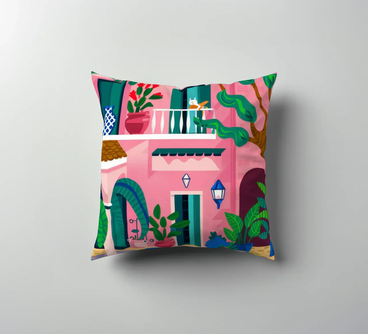 Il Caffè Fucsia cuscino da Ink Pulse