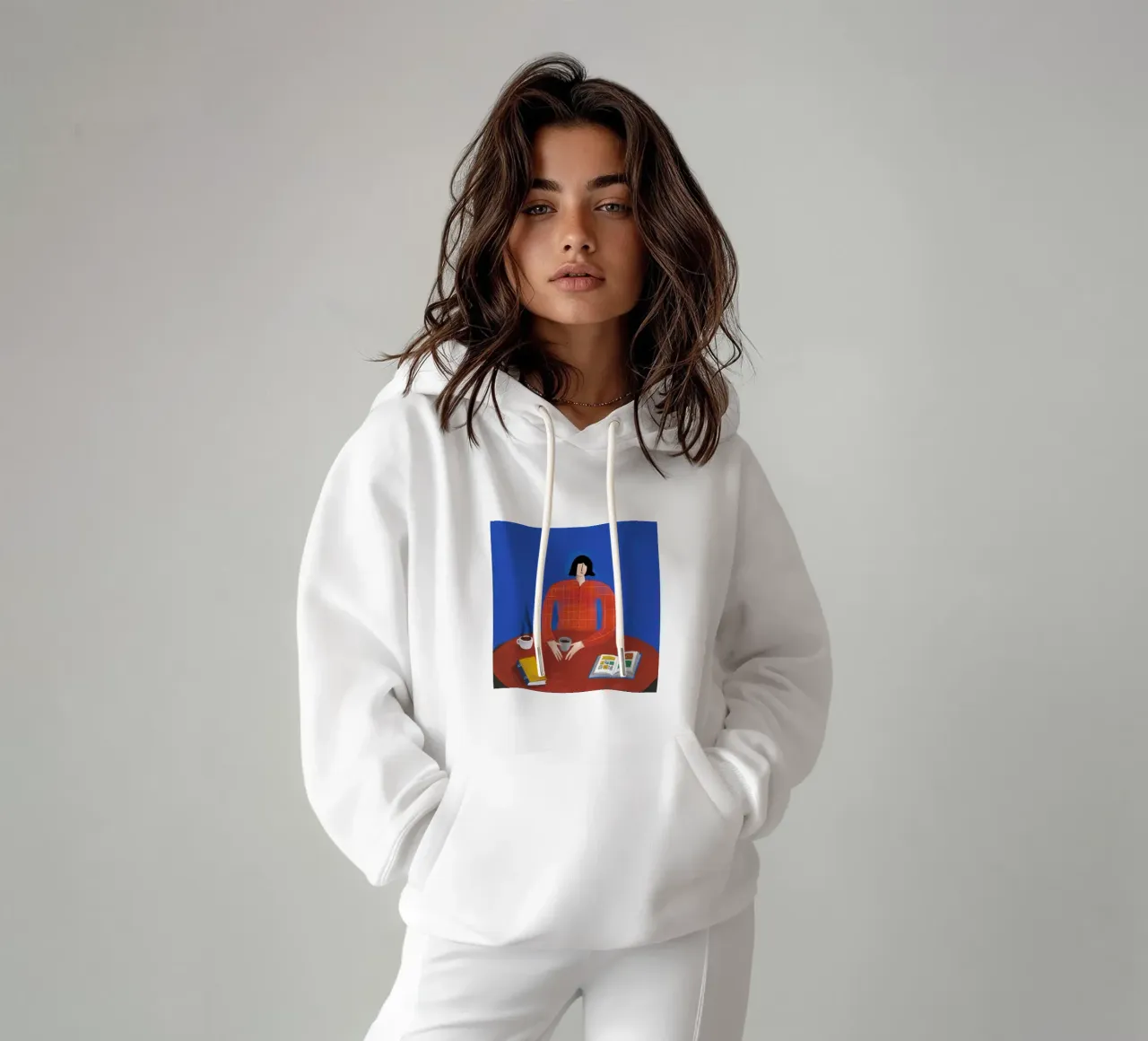 Sessione di studio a Auburn felpa con cappuccio da Giant Foxs