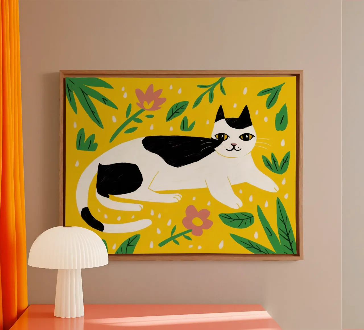 Zon plas sluimer canvas met Baklijst van Reds Jays