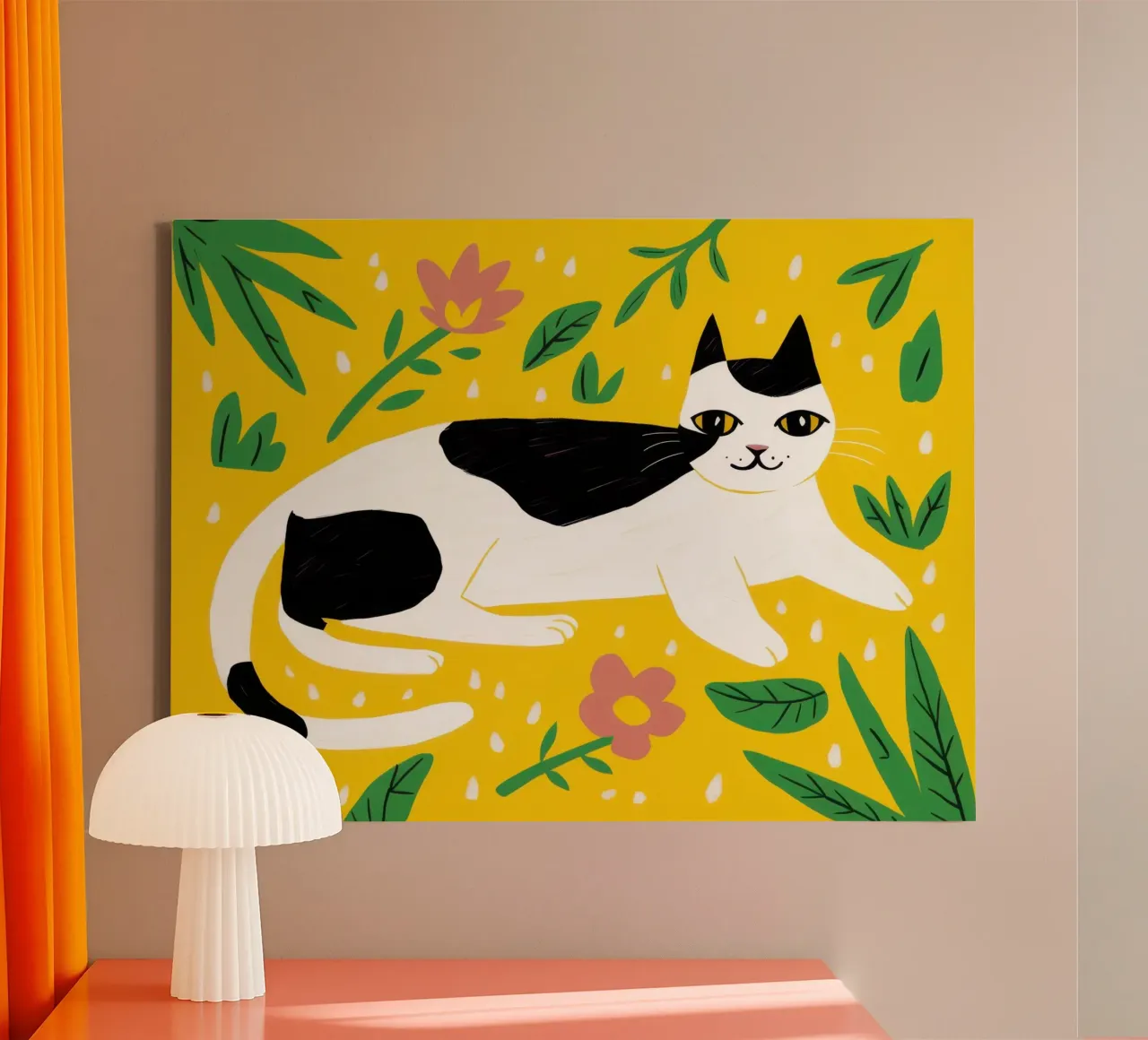 Zon plas sluimer canvas met Baklijst van Reds Jays