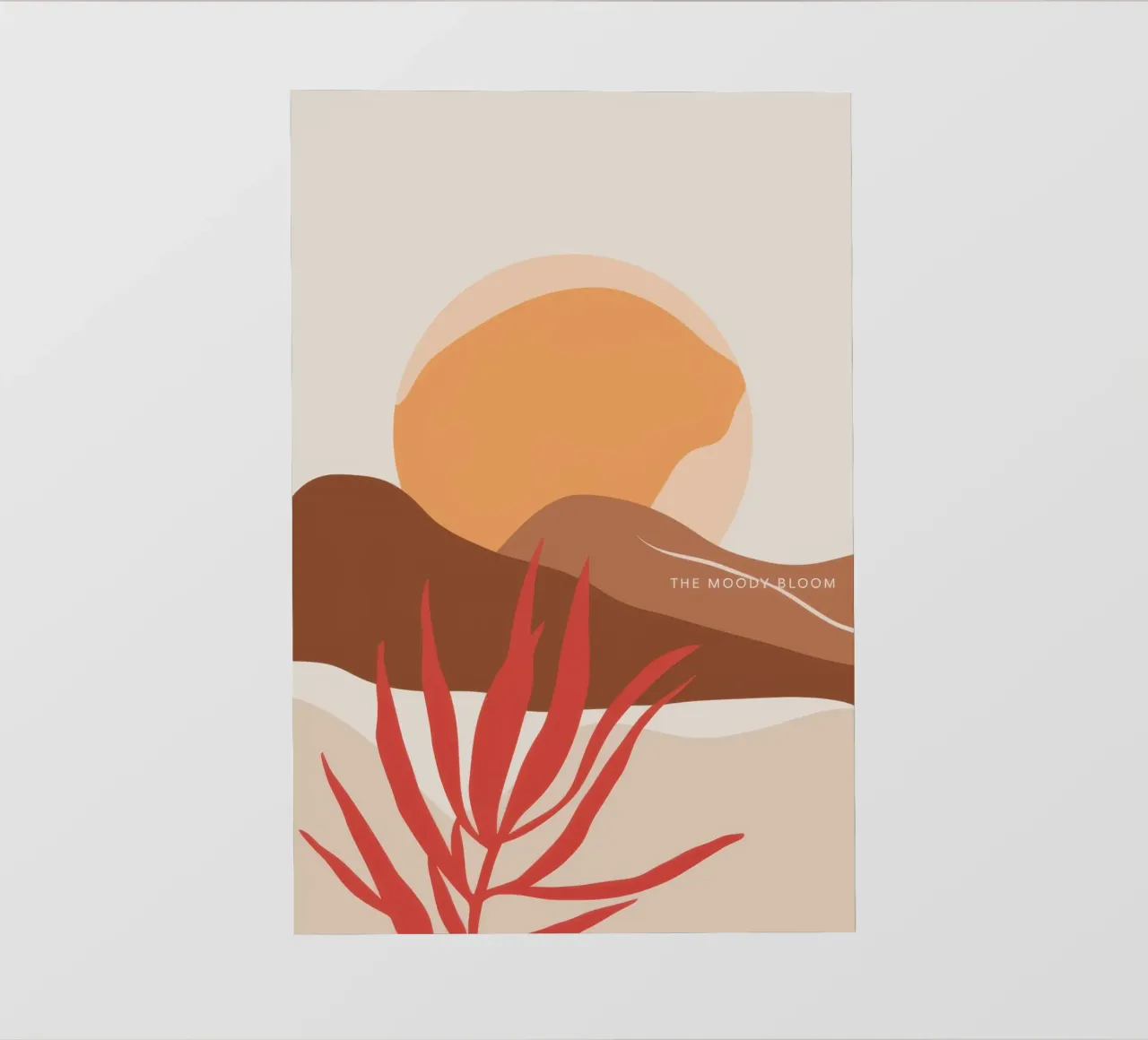 Abbraccio del sole del deserto telo in pvc da Ink Pulse