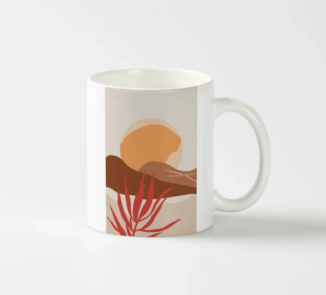 Abbraccio del sole del deserto tazza in ceramica da Ink Pulse