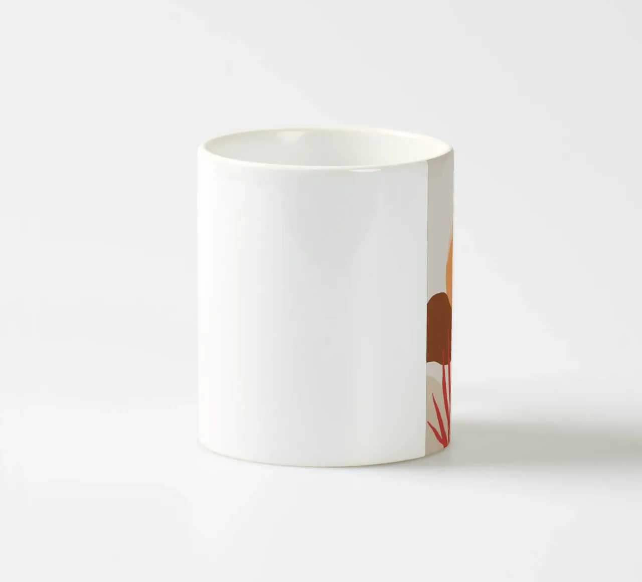 Abbraccio del sole del deserto tazza in ceramica da Ink Pulse