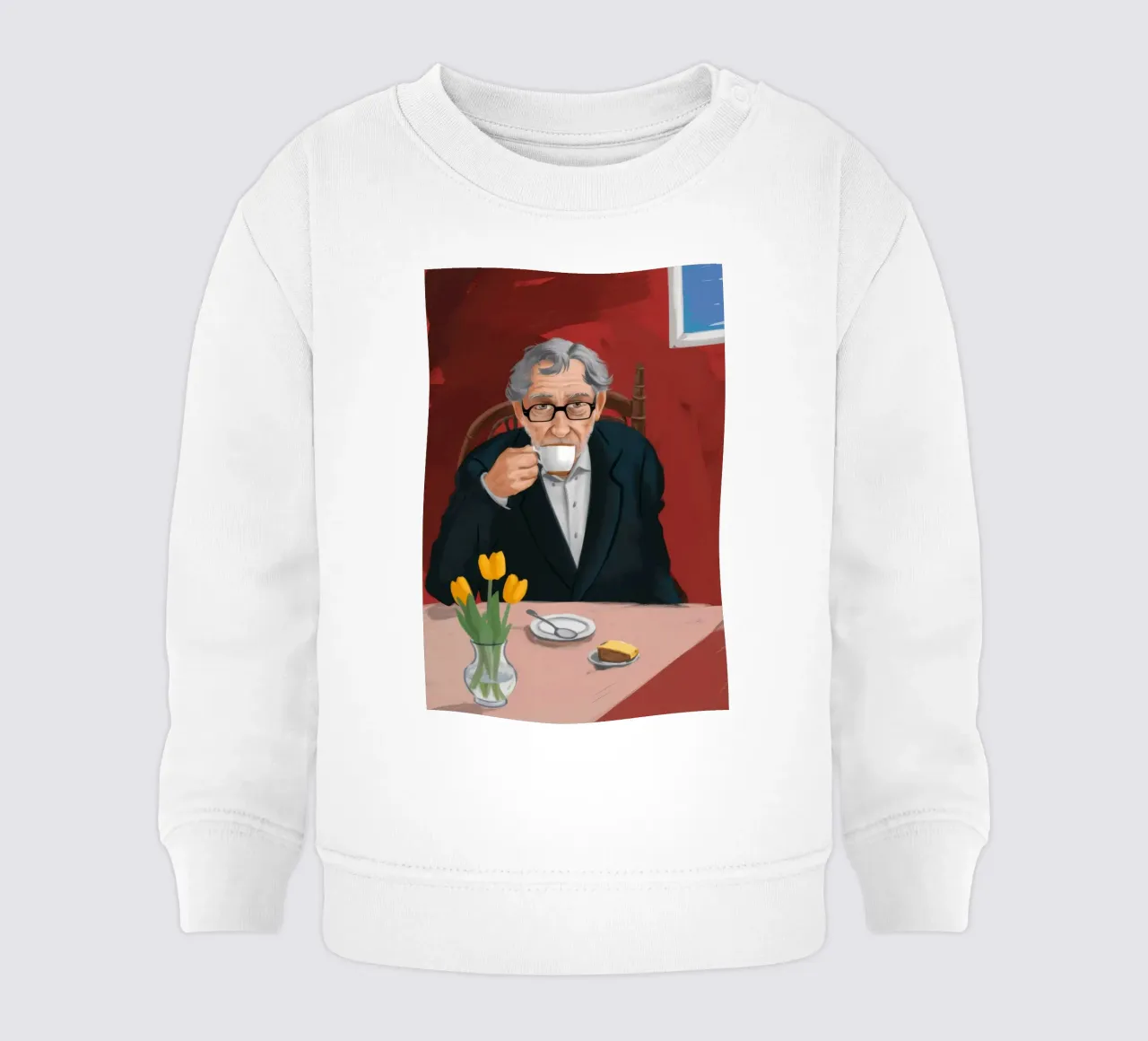 El sabio reposo de Espresso sudadera de bebé de Giant Foxs