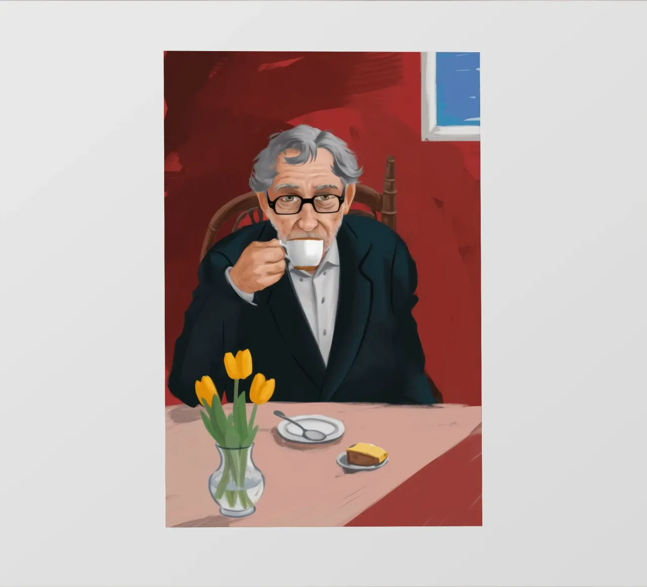 Espresso's Wise Repose photo wallpaper by Giant Foxs