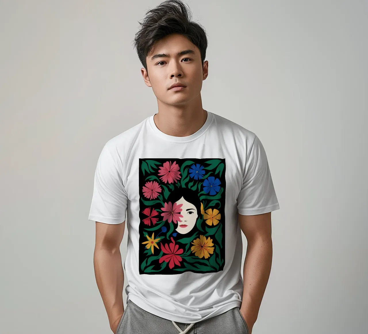 Cornice floreale Visage t-shirt da Reds Jays