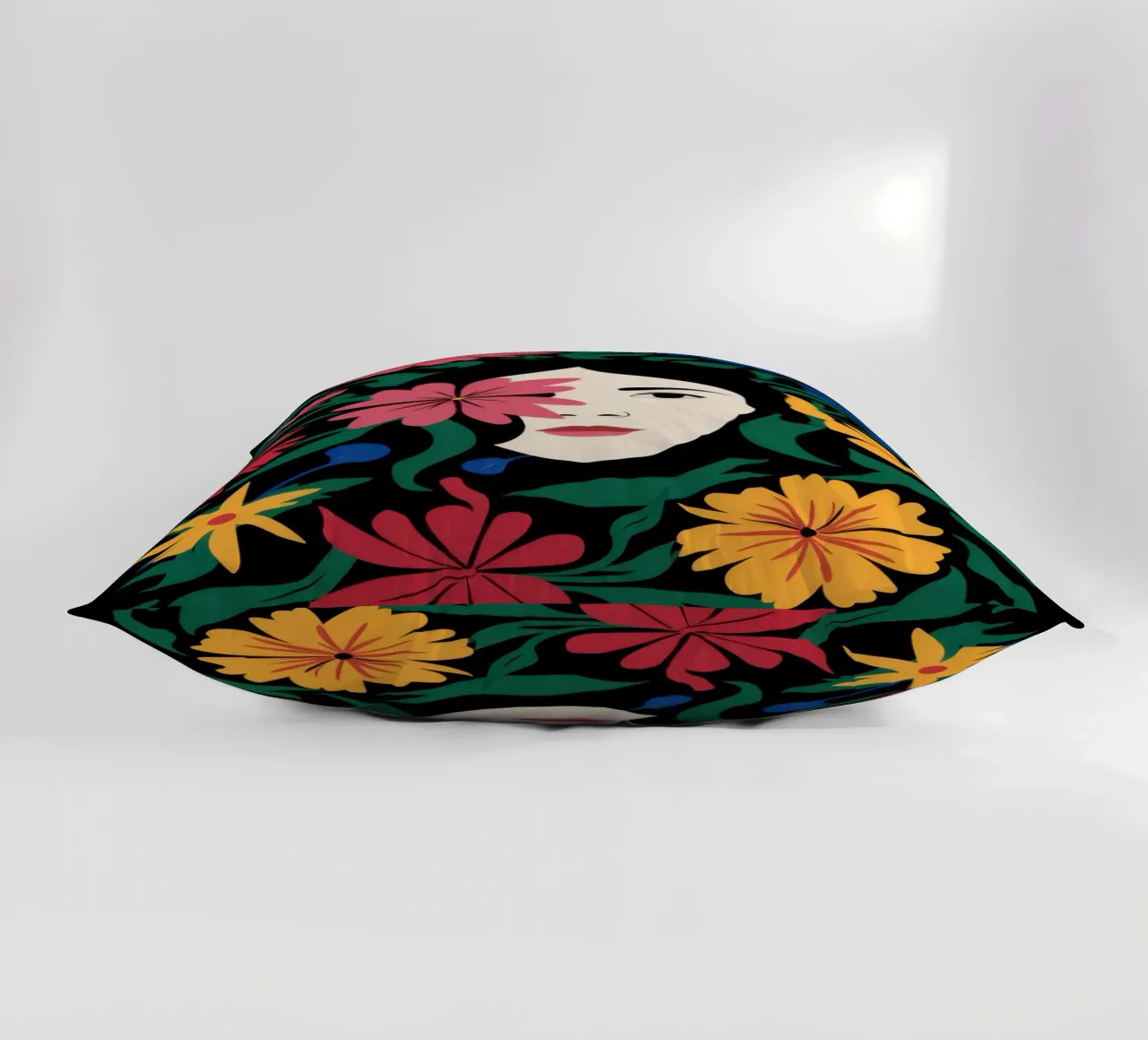 Cornice floreale Visage cuscino da Reds Jays