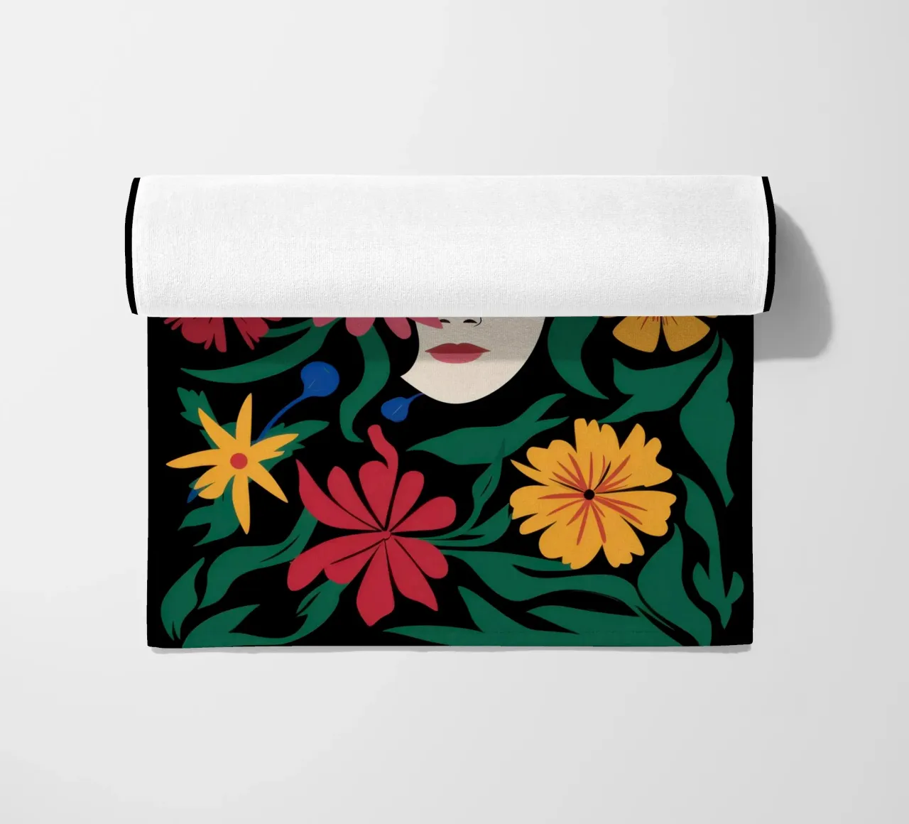 Cornice floreale Visage telo mare da Reds Jays