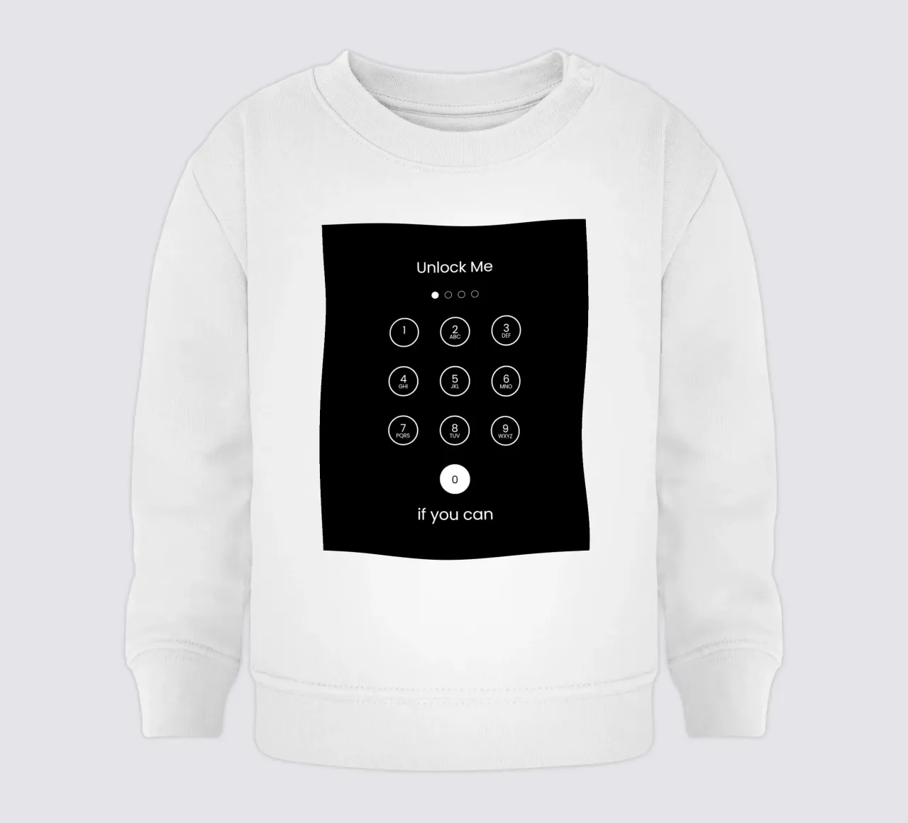 Sbloccami felpa neonato da Olivia Creator