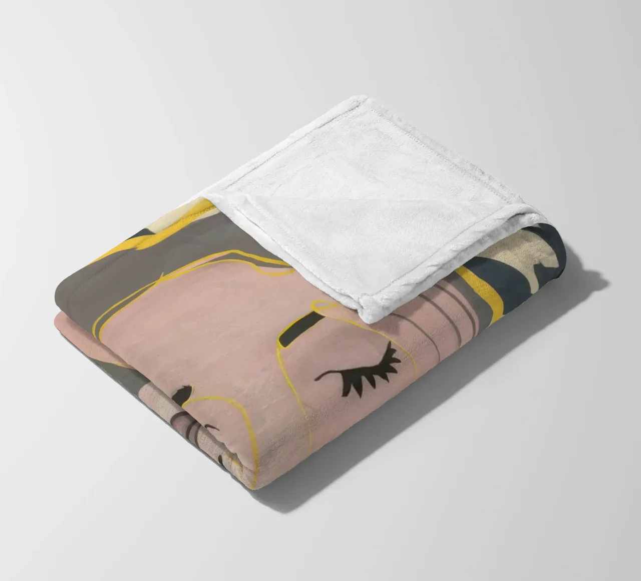 Sfondo plaid sognatore coperta in pile da Ink Pulse
