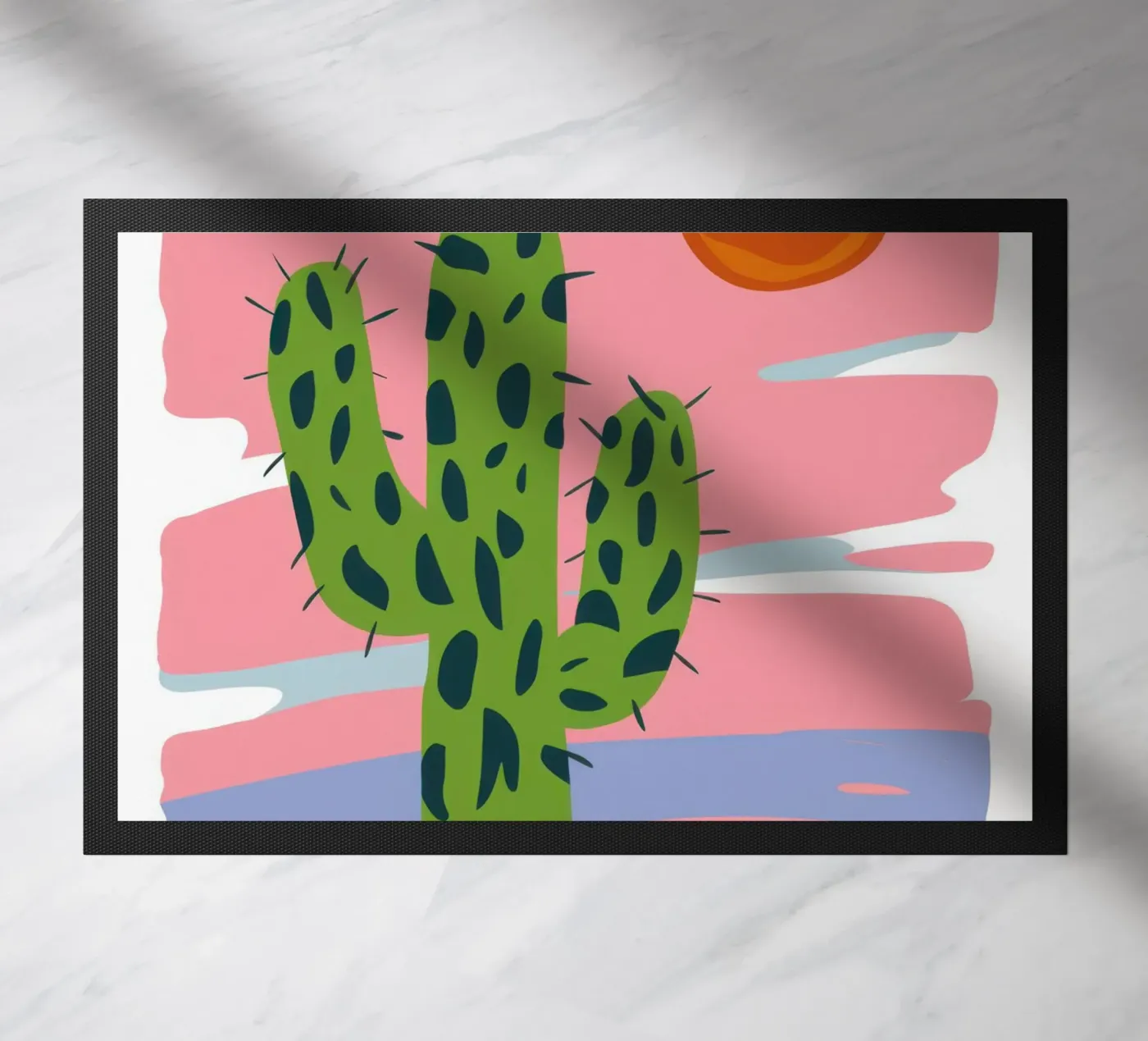 Kustcactus Sol deurmat van Rain Balance