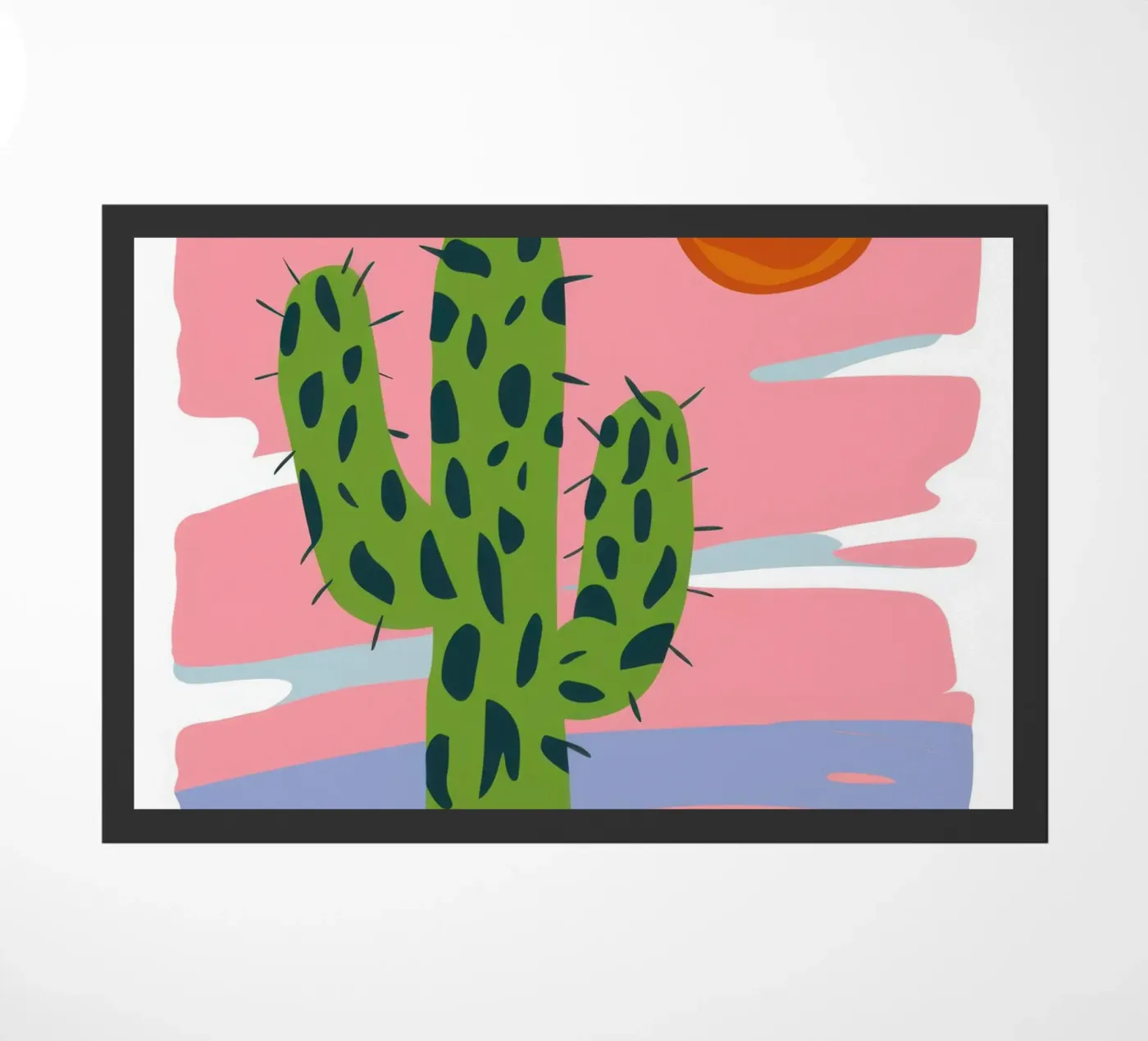 Kustcactus Sol deurmat van Rain Balance