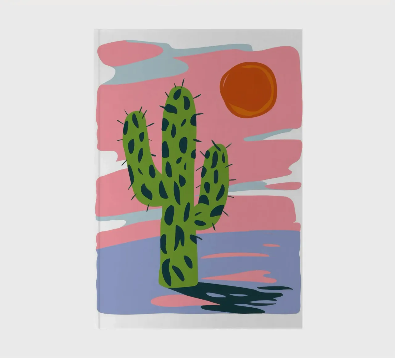 Coastal Cactus Sol notebook by Rain Balance