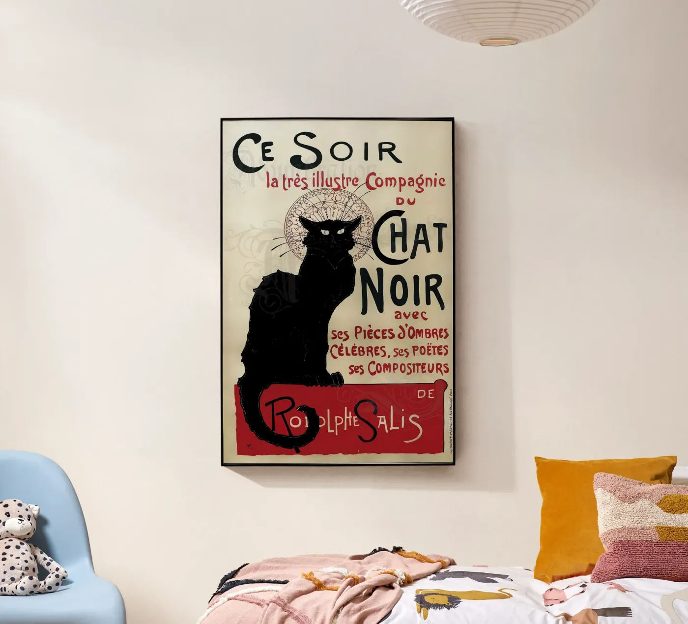 Il gatto nero plexiglass da Arjun