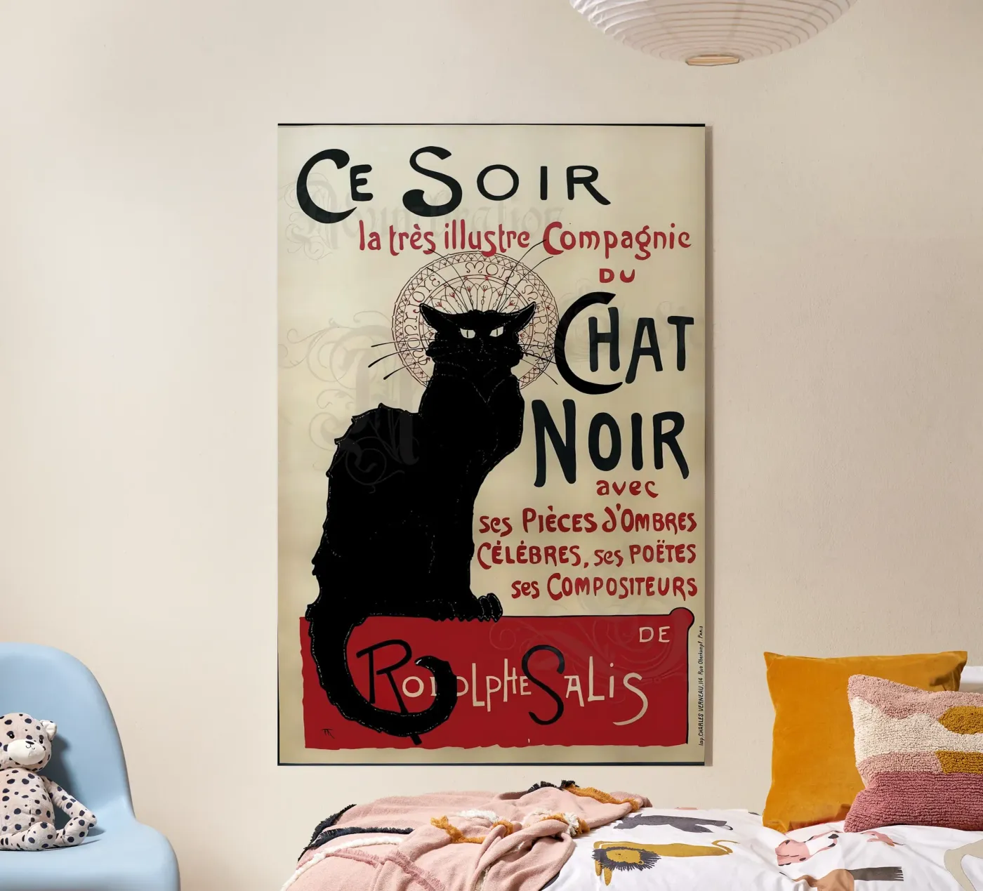 Il gatto nero plexiglass da Arjun