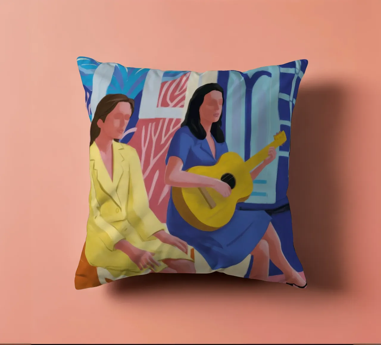 Canzone della serenata dello zaffiro cuscino da Dream Gesso