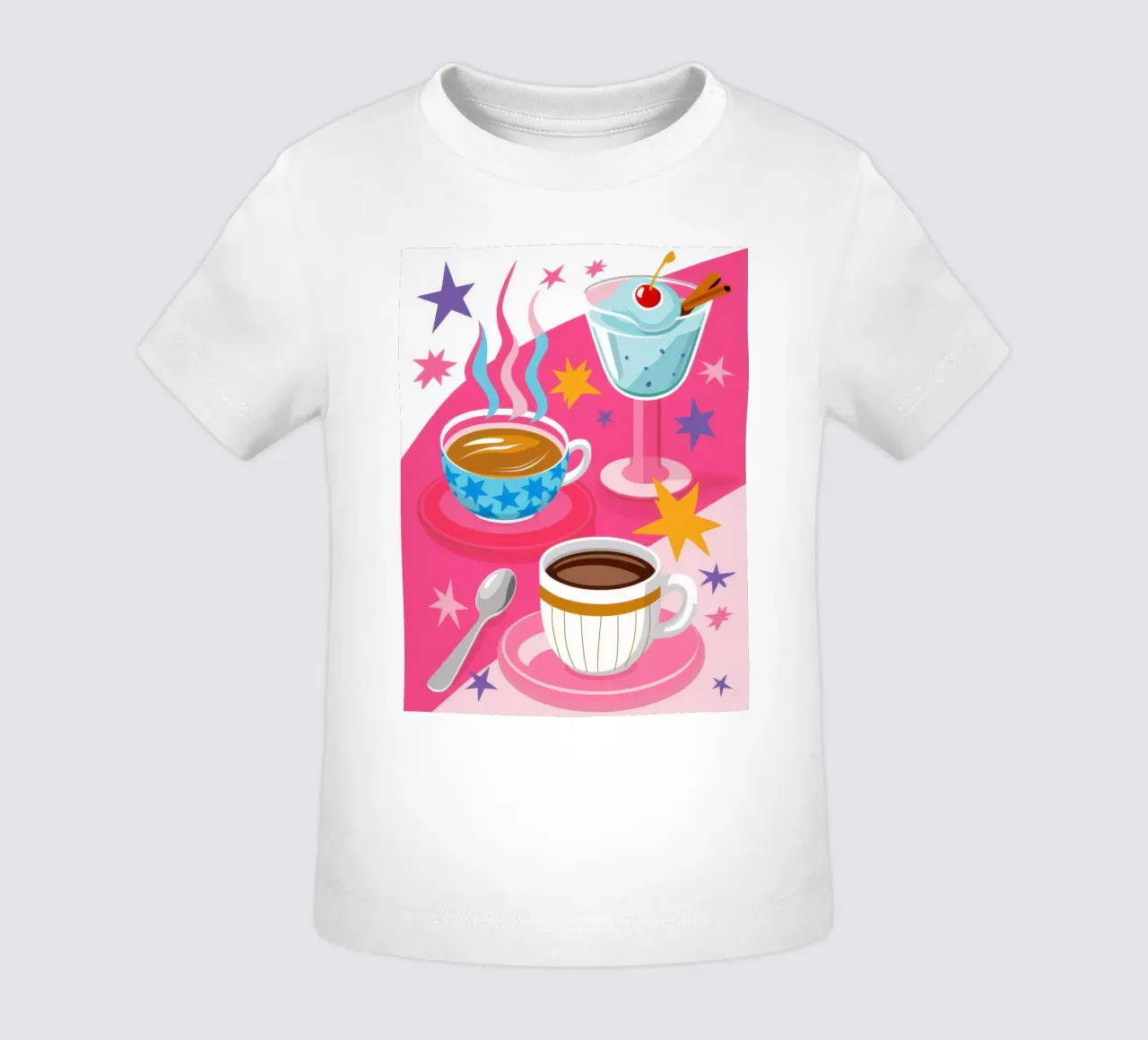 Caffè celeste scintillante maglietta neonato da Reds Jays