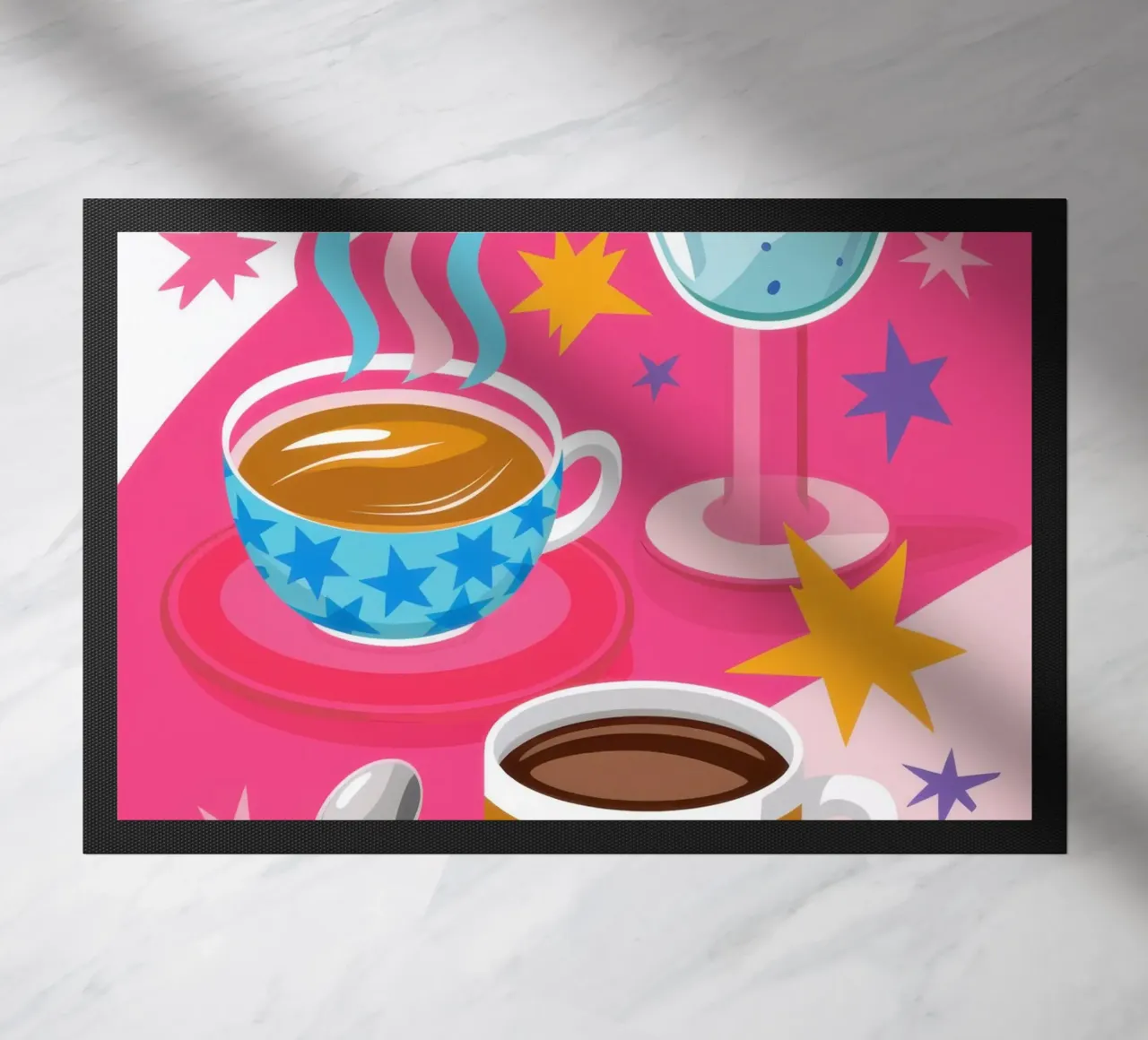 Caffè celeste scintillante zerbino da Reds Jays