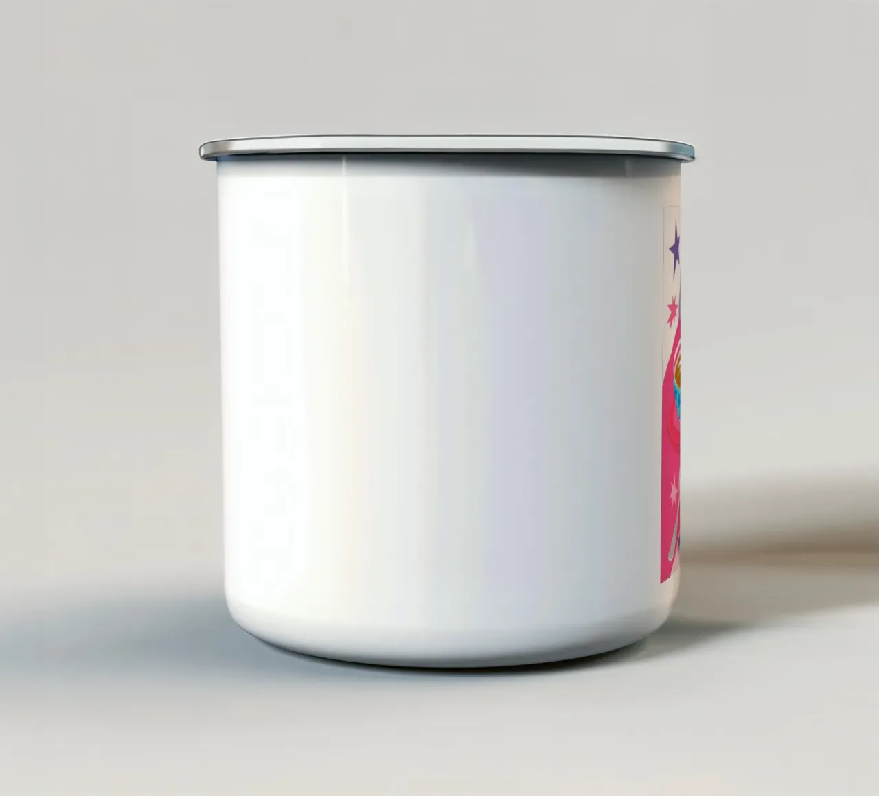 Caffè celeste scintillante tazza in smalto da Reds Jays