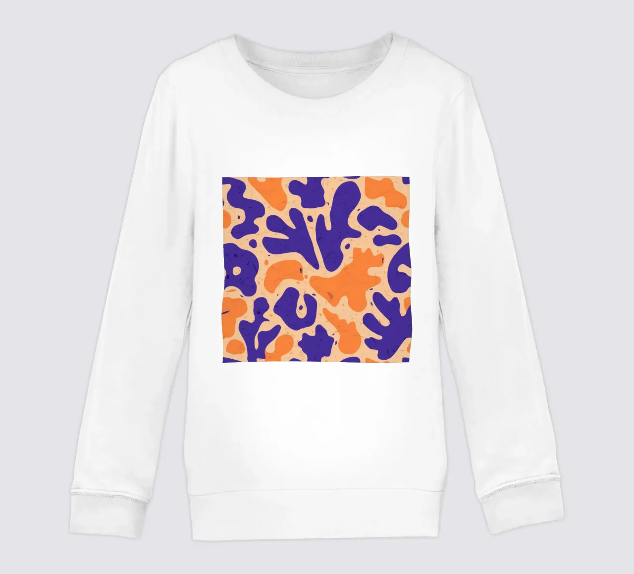 Danza cobalto e calendula felpa bambino da Ink Pulse