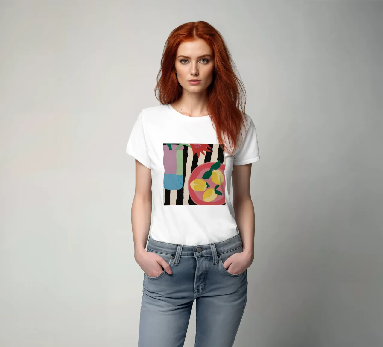 Serenata a strisce di agrumi t-shirt da Giant Foxs