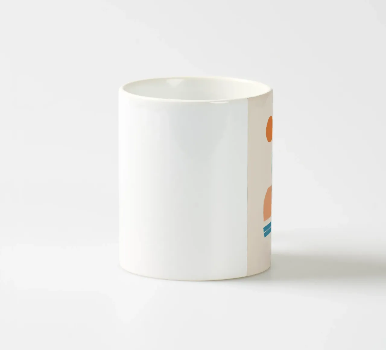 Calma costiera minimalista tazza in ceramica da Flock Reverie