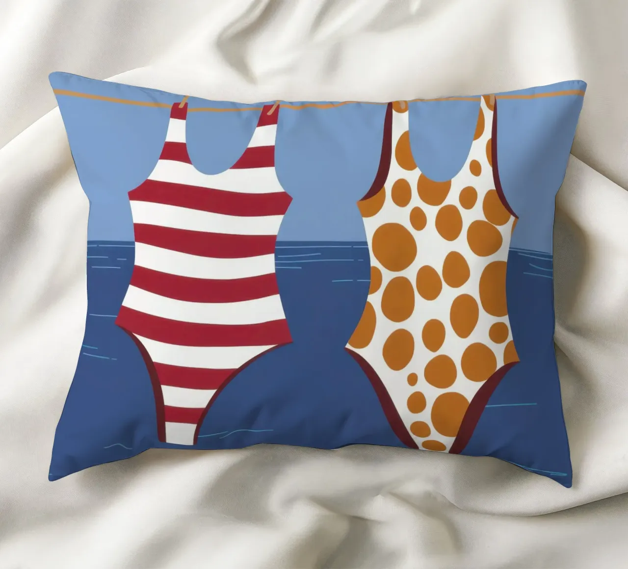 Duetto a righe Seaside cuscino da Rain Balance