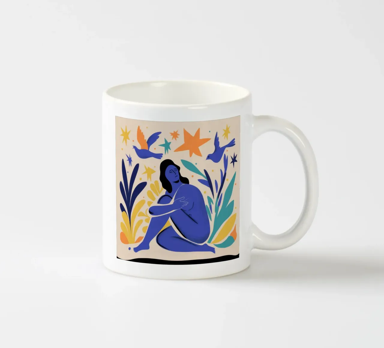 Sogno cosmico cobalto tazza in ceramica da Dream Gesso