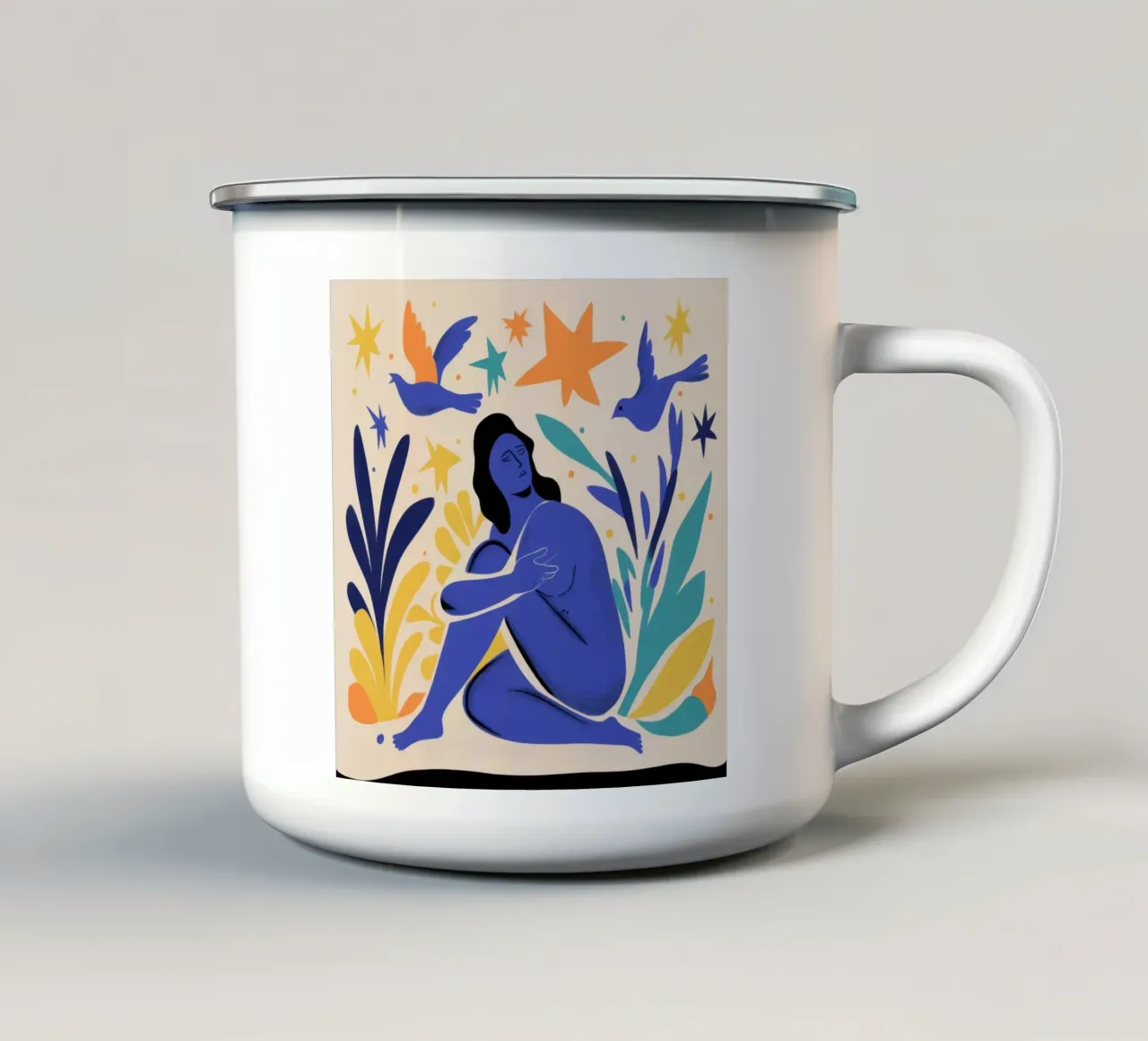 Sogno cosmico cobalto tazza in smalto da Dream Gesso