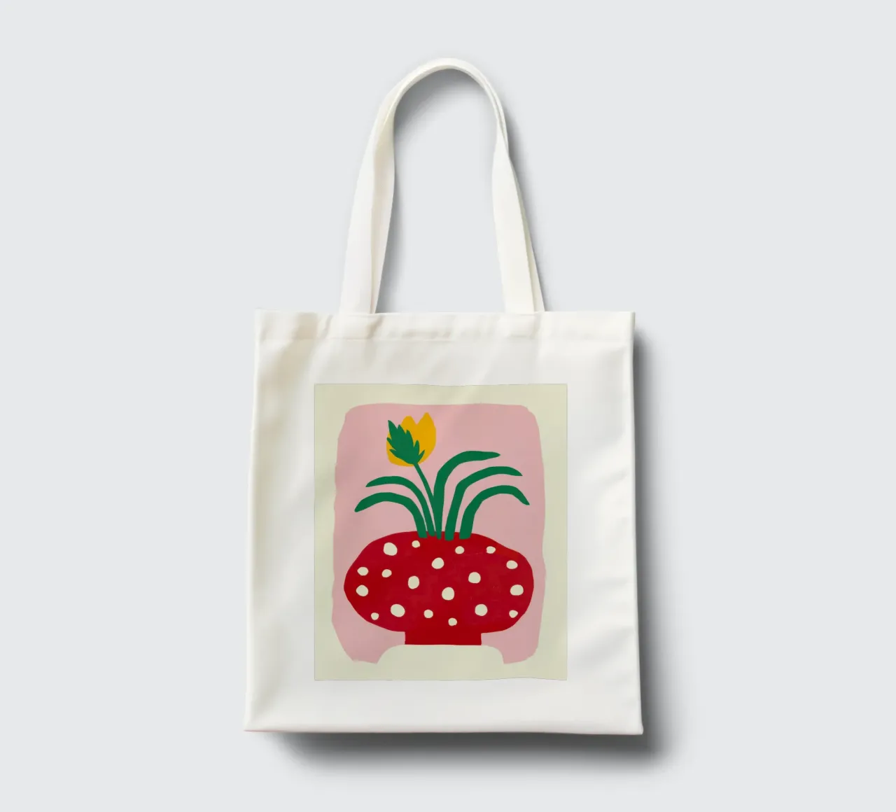 Pianta a pois Pop borsa in juta da Giant Foxs