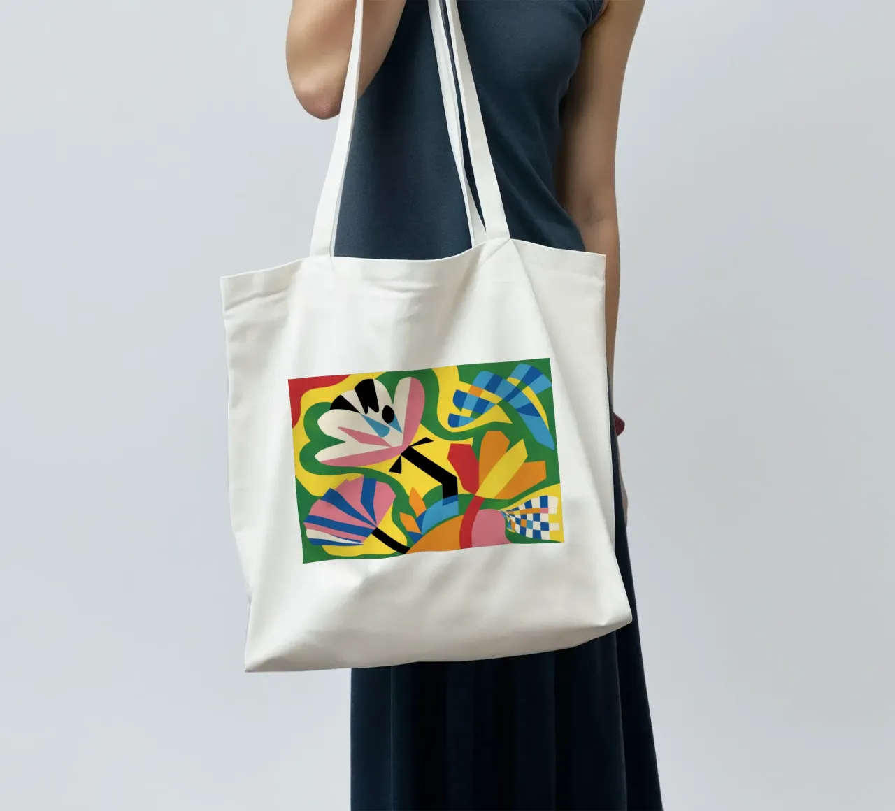 Jungle Jive cromatico borsa in juta da Rain Balance
