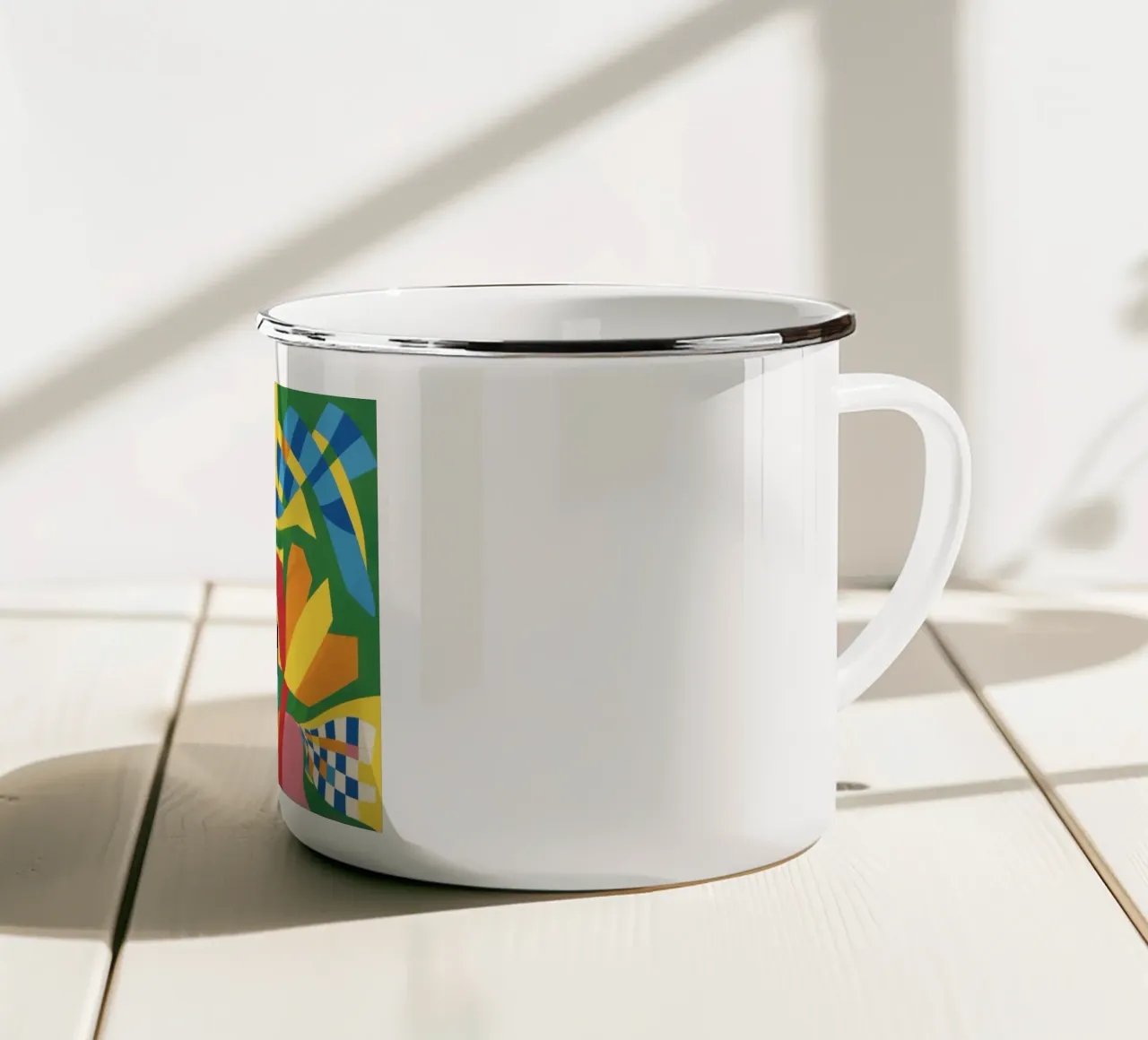 Jungle Jive cromatico tazza in smalto da Rain Balance