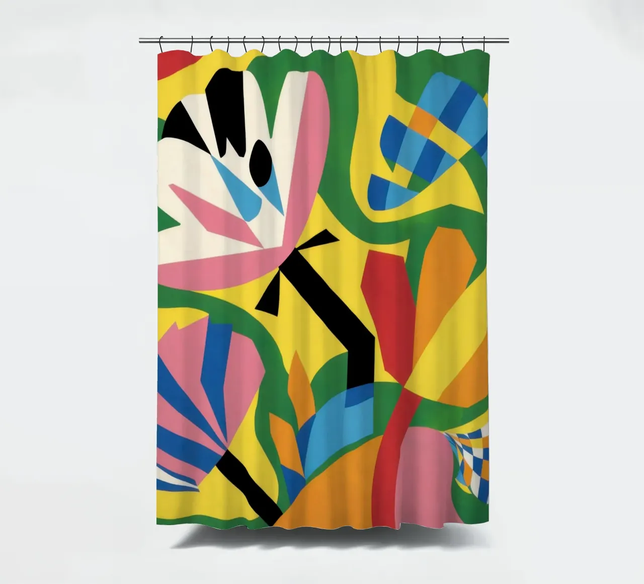 Jungle Jive cromatico tenda da doccia da Rain Balance