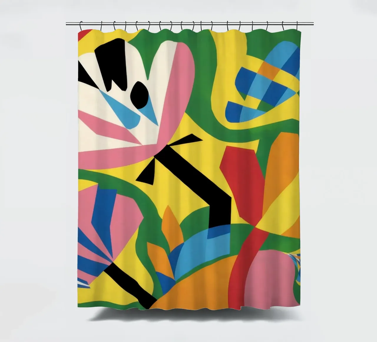 Jungle Jive cromatico tenda da doccia da Rain Balance