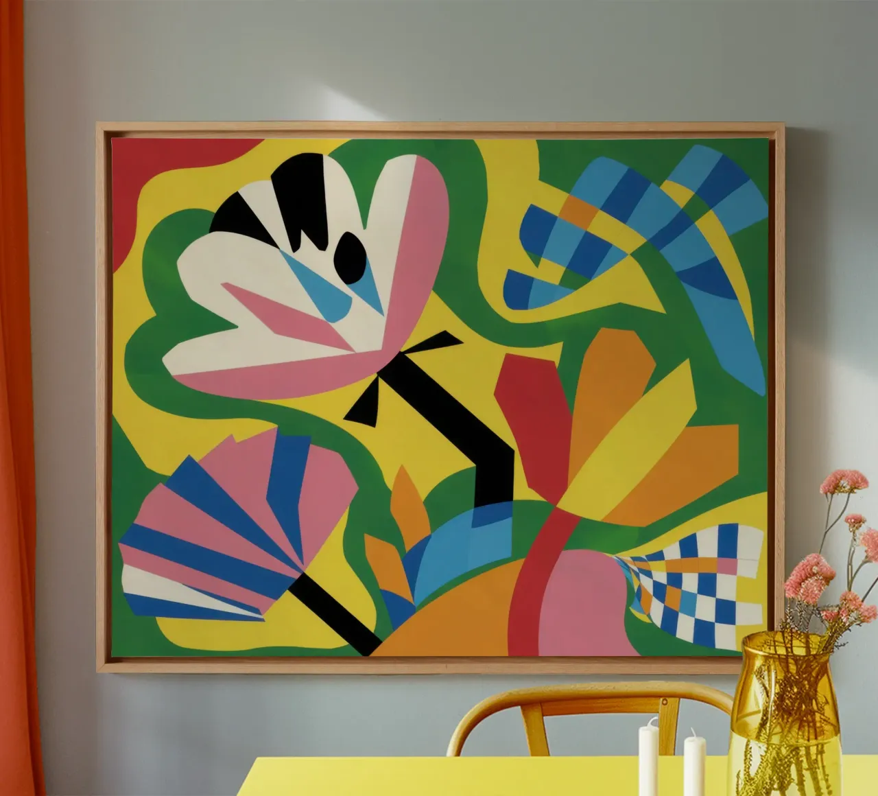 Chromatic Jungle Jive canvas by Rain Balance