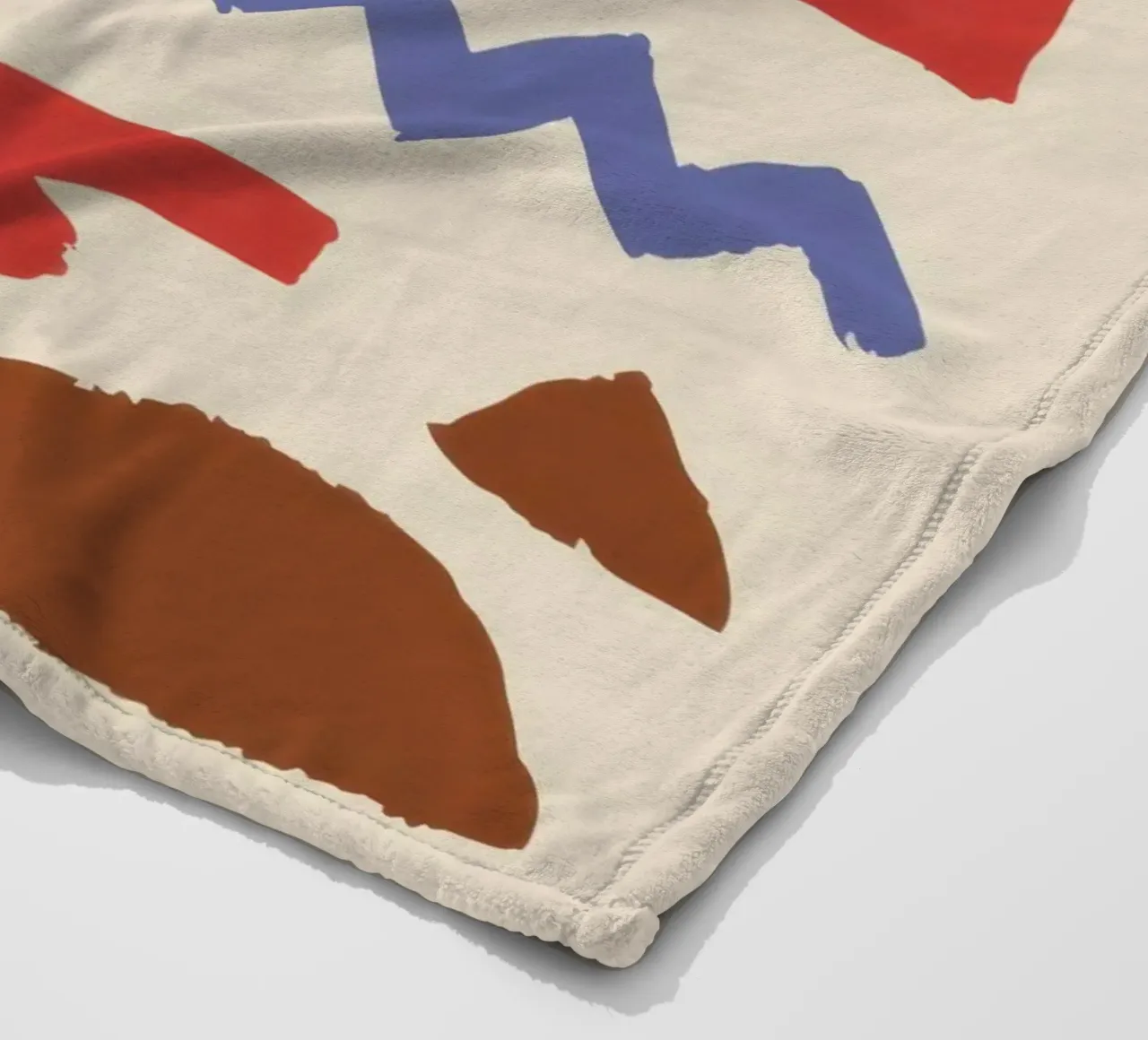 Earthen Element Pattern fleece blanket by Dream Gesso