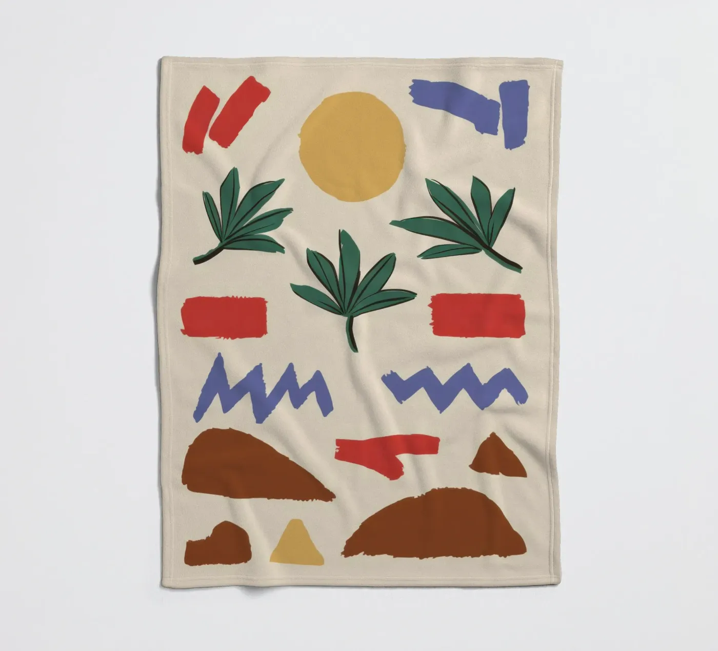 Aarden Element Patroon fleecedeken van Dream Gesso